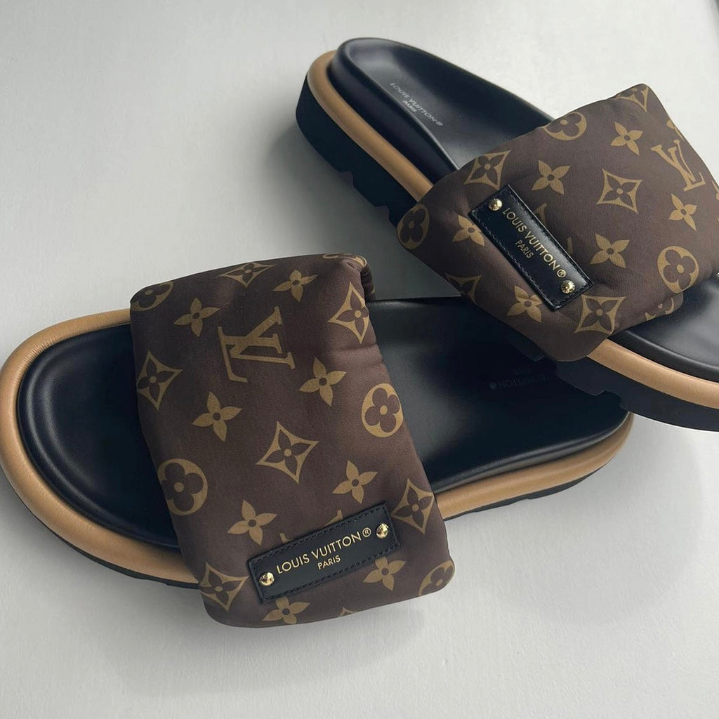 Louis Vuitton Pool Pillow Flat Comfort Mules (New Season)