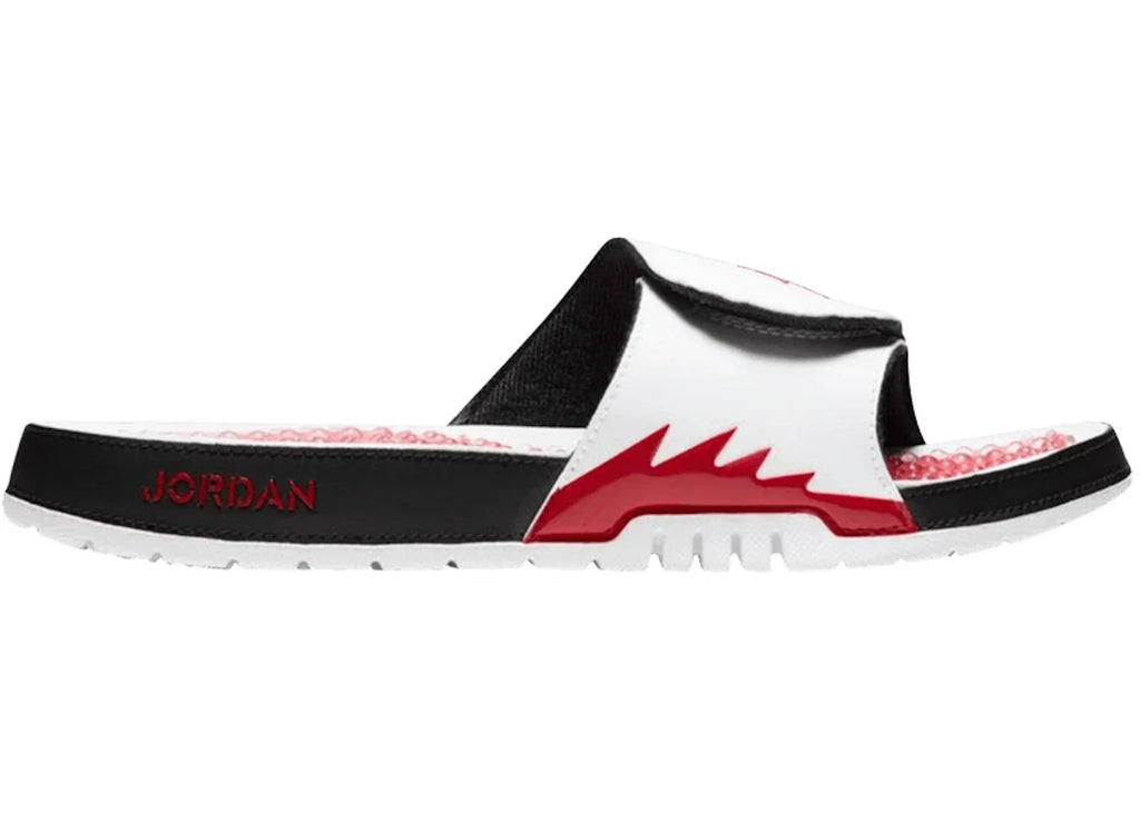 Jordan Hydro 5 Retro Slide White Fire Red