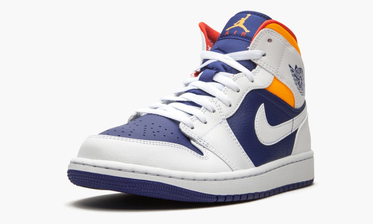Air Jordan 1 Mid “Royal Blue / Laser Orange”