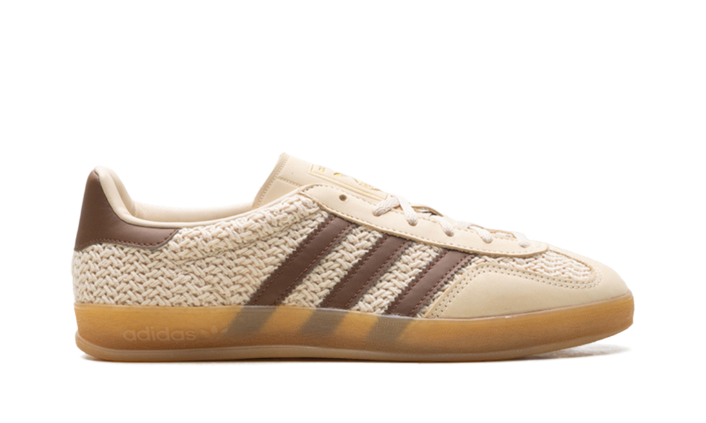 Gazelle Indoor "Cream/Brown Knit" JS1418